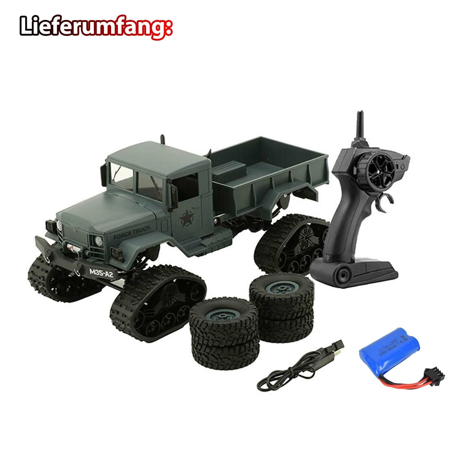 RC ferngesteuertes Off-Road Militär Fahrzeug, Auto, Truck, LKW, 2.4GHz-Modell
