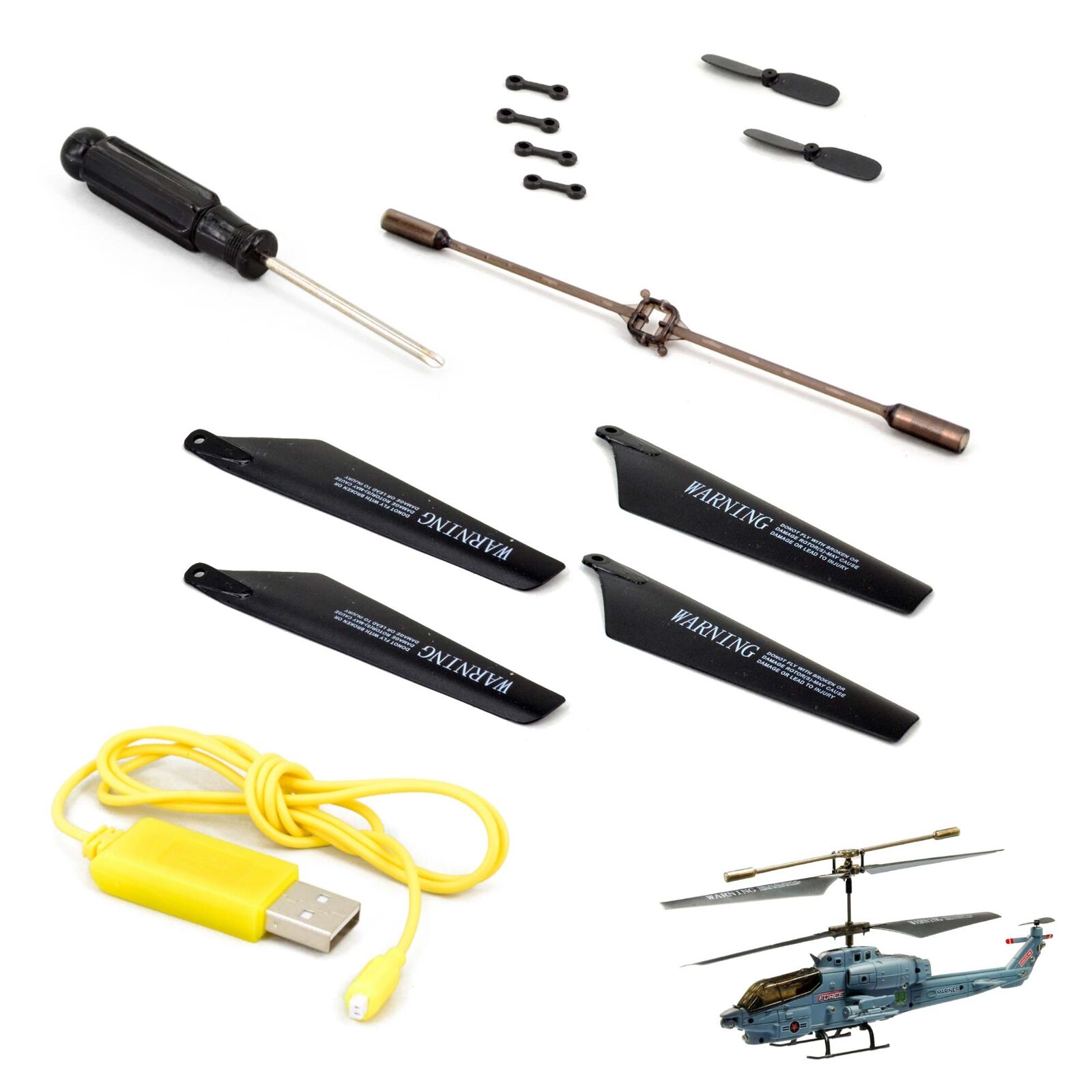 Original Ersatzteil-Set für Syma S108g RC Hubschrauber, Modellbau Helikopter,Neu