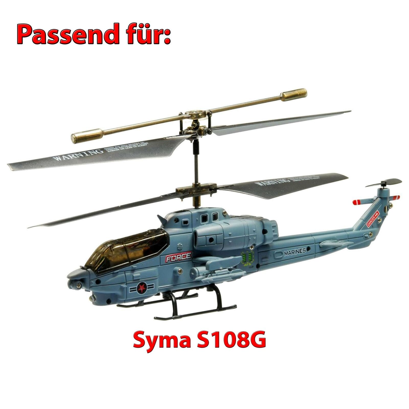 Original Ersatzteil-Set für Syma S108g RC Hubschrauber, Modellbau Helikopter,Neu