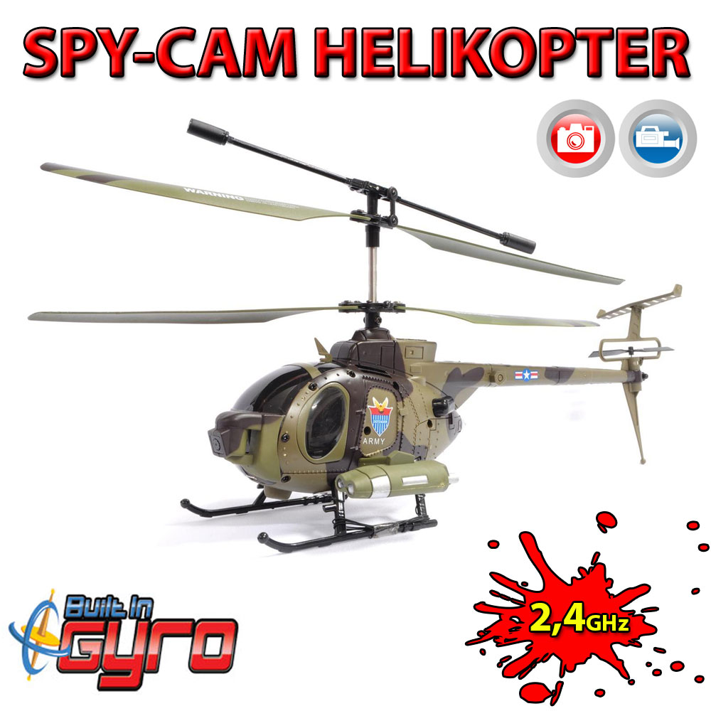 3.5 Kanal RC ferngesteuerter Kamera-Hubschrauber +LED, Heli-Modell,Neu