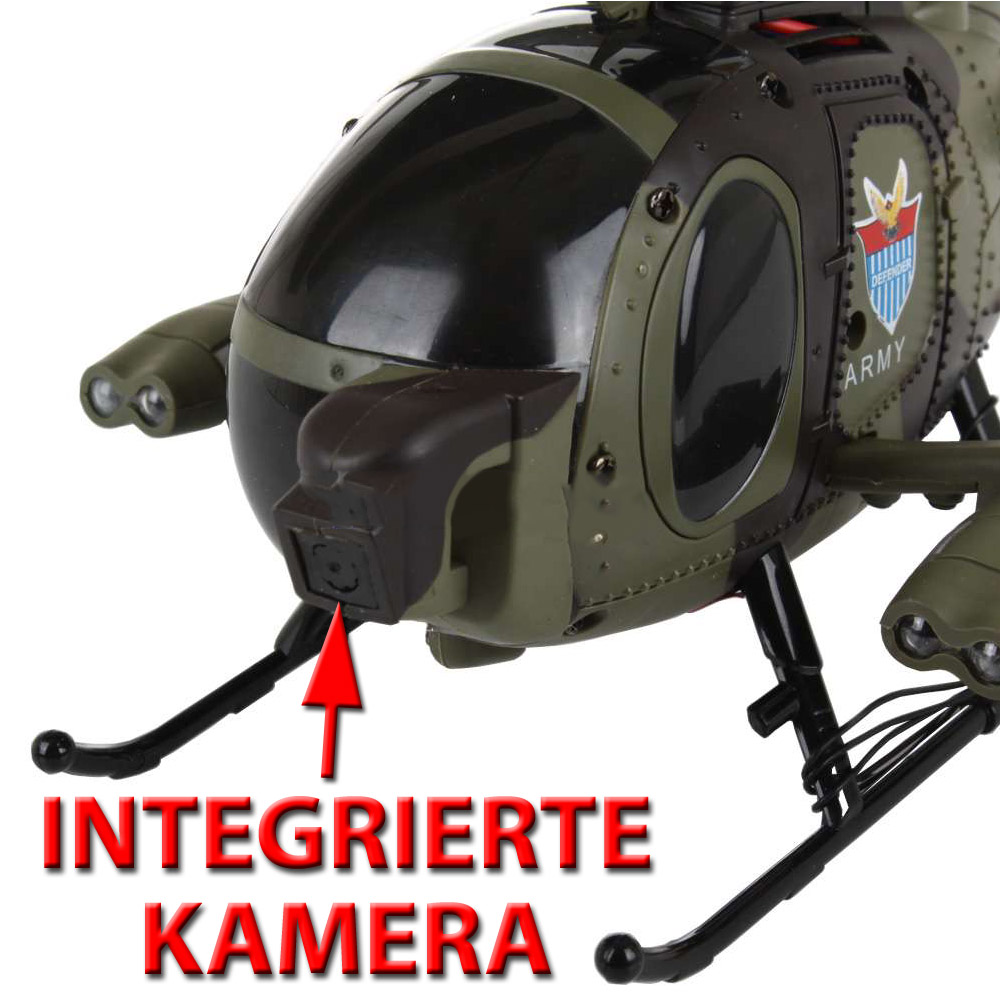3.5 Kanal RC ferngesteuerter Kamera-Hubschrauber +LED, Heli-Modell,Neu
